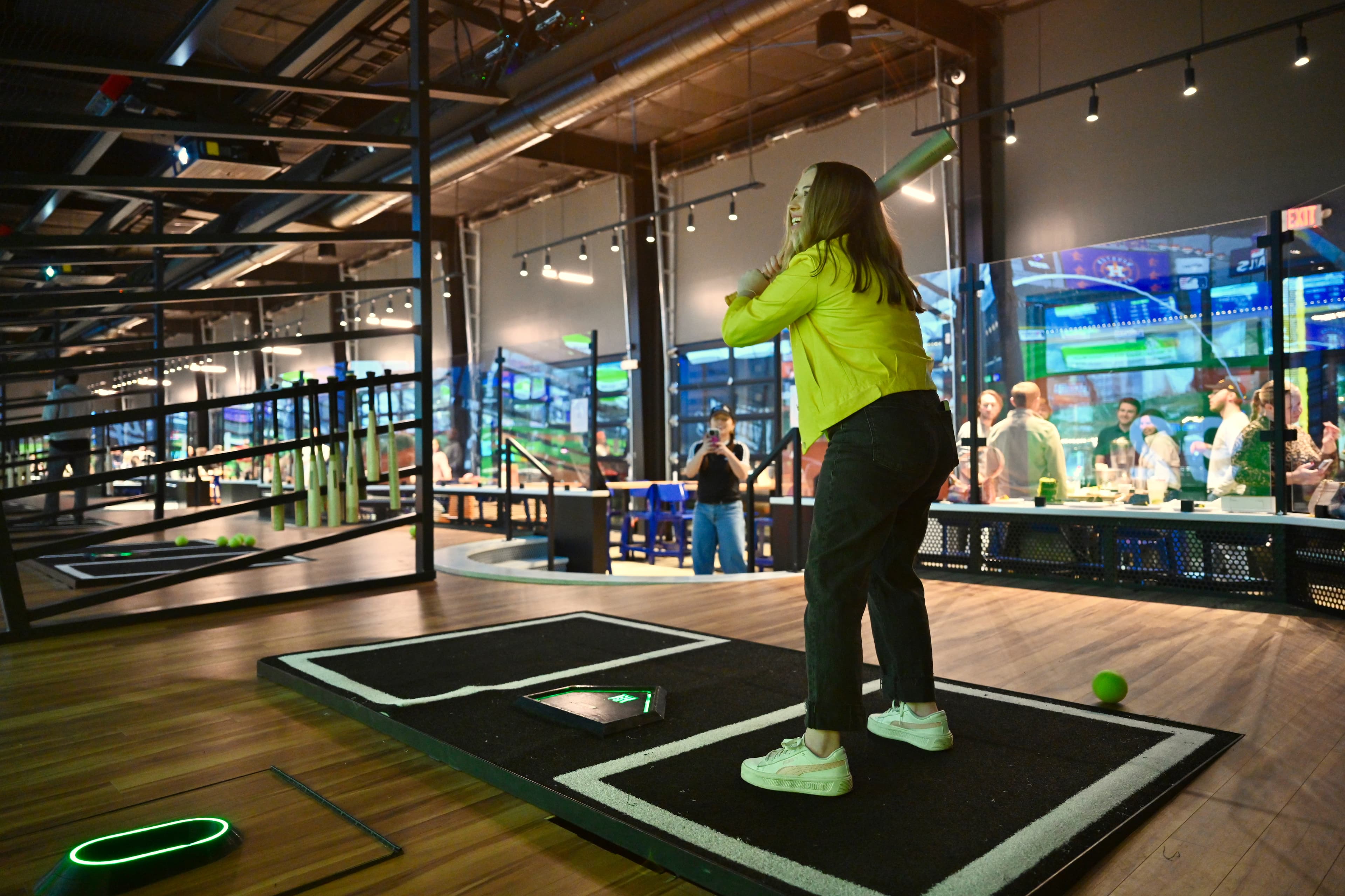 HRD batting bay interior