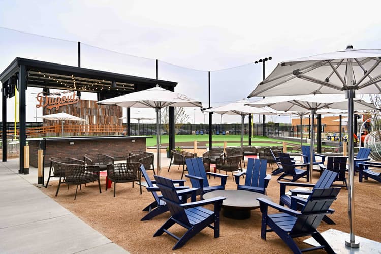 Beer Garden Baseball Field Reservations Home Run Dugout